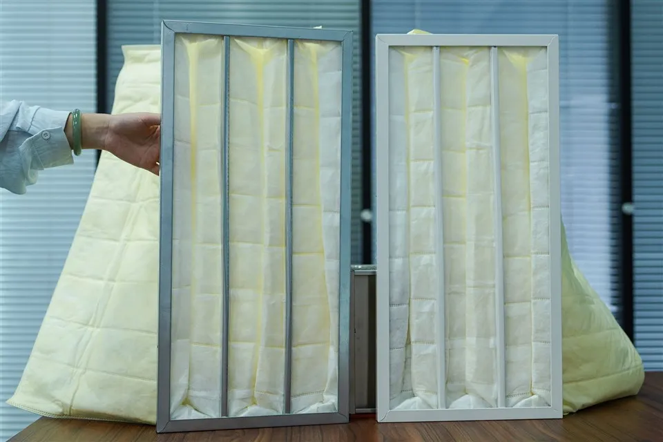 Bộ lọc không khí bỏ túi khung nhôm F7 F8 F9