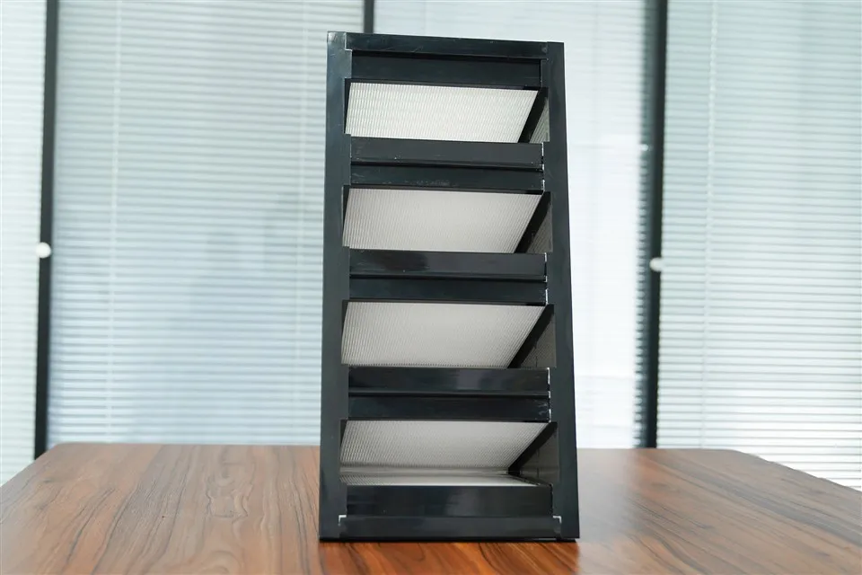 Khối lượng lớn Khung ABS hiệu suất cao Bộ lọc không khí hình chữ V cho phòng sạch
