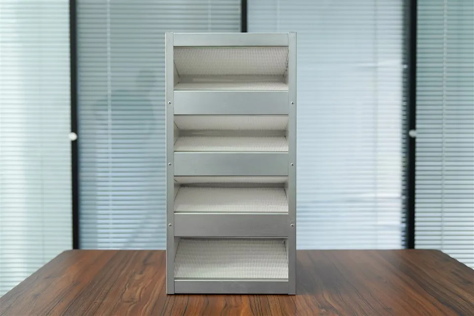 Nhà sản xuất Bộ lọc khung mạ kẽm hiệu suất cao loại W Bộ lọc không khí kết hợp khung thép không gỉ hiệu suất cao