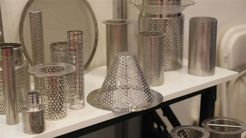 Hộp lọc mặt bích đục lỗ bằng thép không gỉ